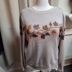 NWT Retrology Fawn Heather Sweater 1X